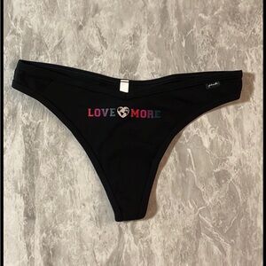 New Victorias Secret Pink Panty Thong Large